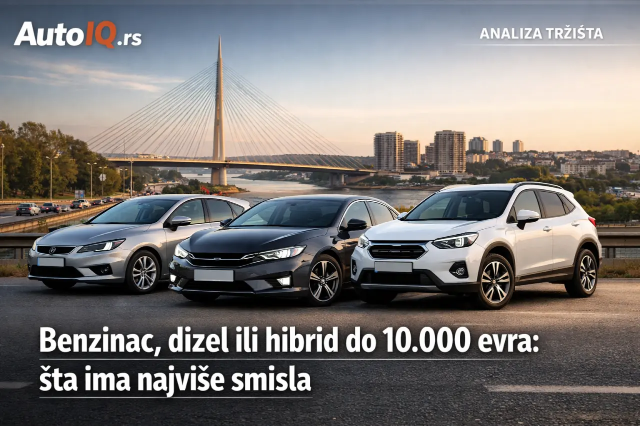 Benzinac, dizel ili hibrid do 10.000 evra: šta ima najviše smisla