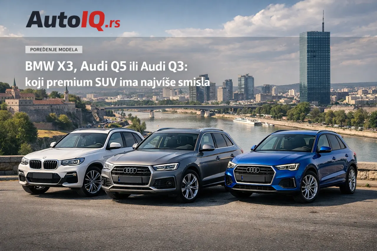 BMW X3, Audi Q5 ili Audi Q3: koji premium SUV ima najviše smisla