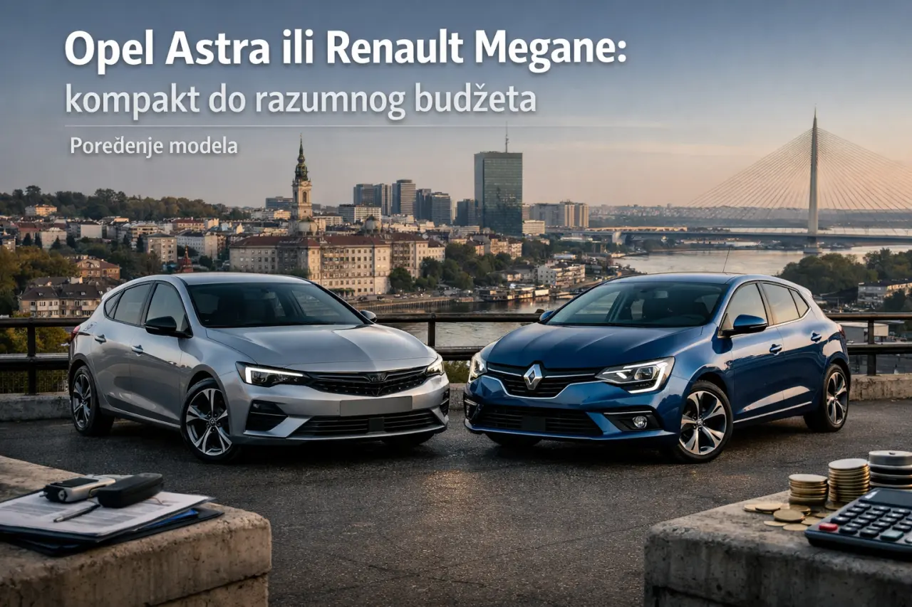 Opel Astra ili Renault Megane: kompakt do razumnog budžeta