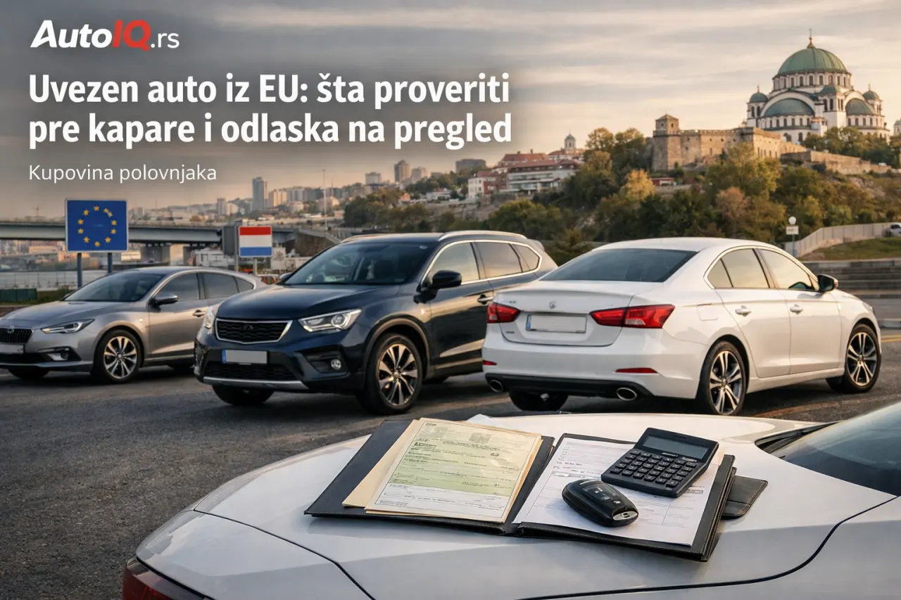 Uvezen auto iz EU: šta proveriti pre kapare i odlaska na pregled